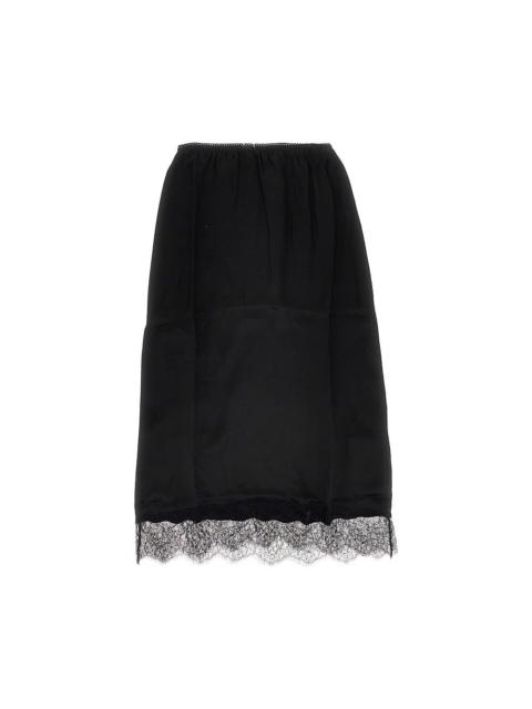 ANINE BING Anine Bing Satin Midi Skirt Black Women