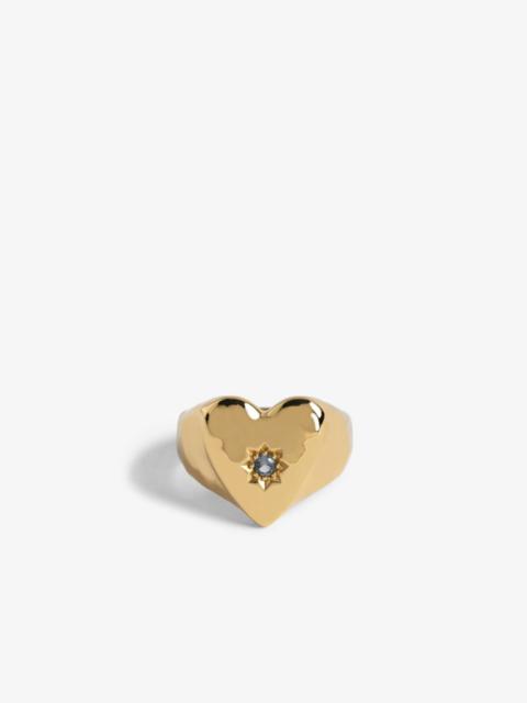 Zadig & Voltaire Heartbreaker Strass Ring