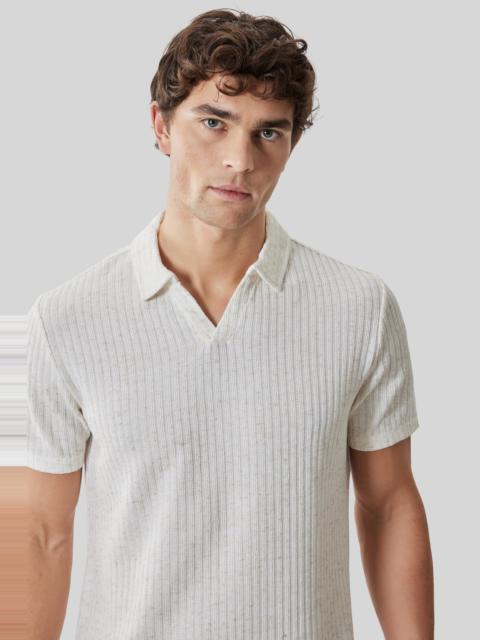 ROBERT BARAKETT Isadore Open Collar Polo
