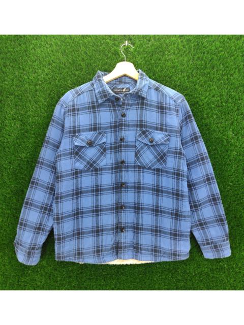 Other Designers Caribbean - Caribbean Joe Flannel Lining Fleece Button Up
