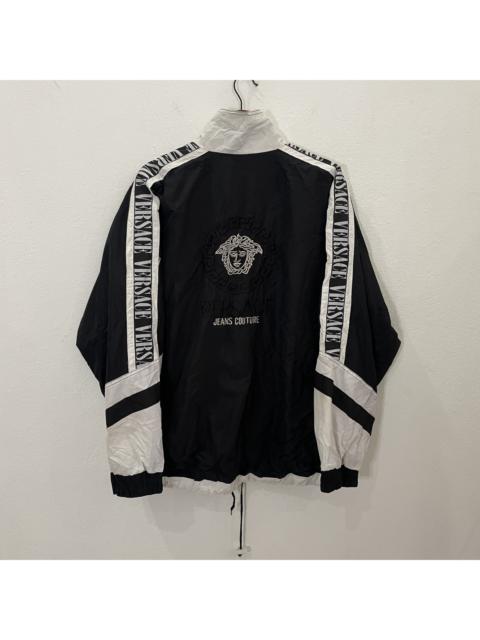 VERSACE JEANS COUTURE Vintage Versace Jeans Couture Embroidery Big Logo Jacket