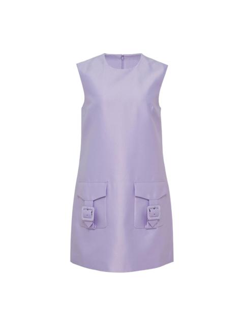 self-portrait Lilac Taffeta Mini Dress