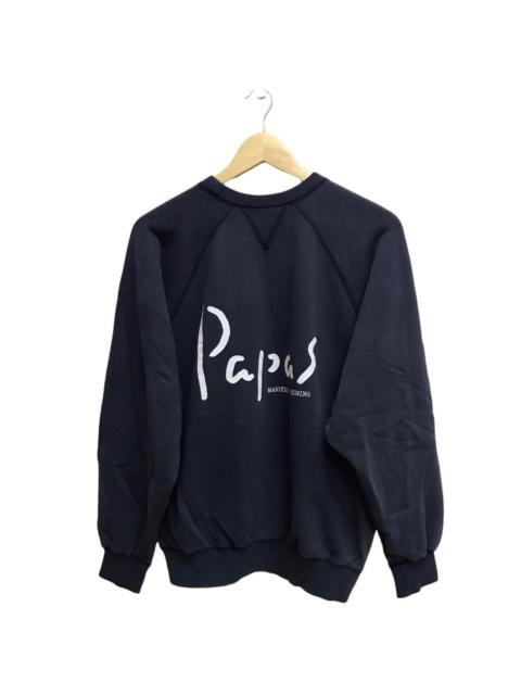 Other Designers Japanese Brand - VINTAGE 90s PAPAS CREWNECK BAGGY SWEATSHIRT