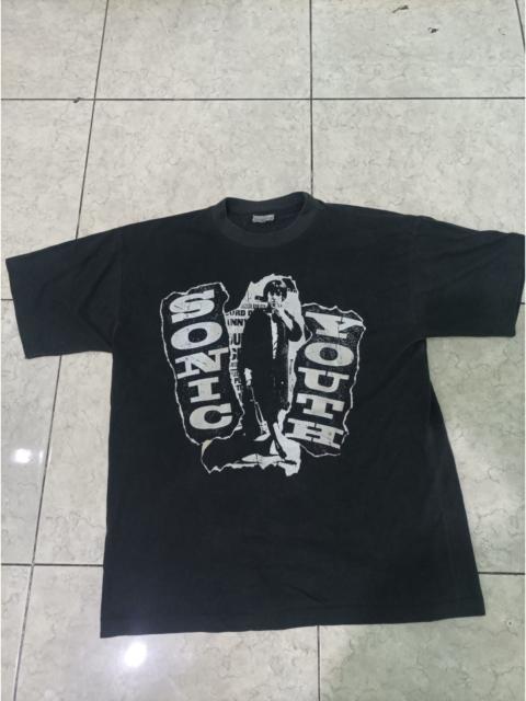 Other Designers Vintage - Bandtee Sonic Youth Tag Oneita Size Large
