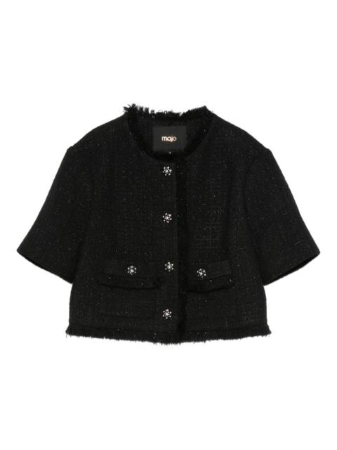 maje fringed-embellished jacket