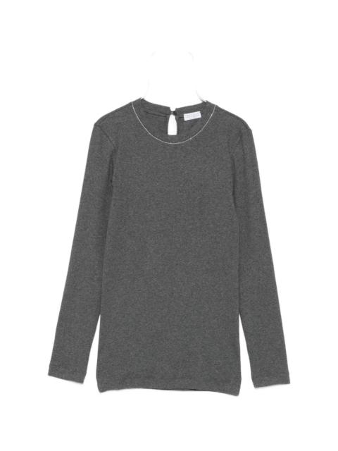 Cotton crewneck sweater