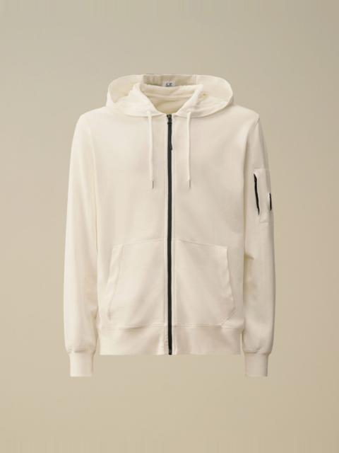 C.P. Company Light Fleece Hooded Full Zip Sweatshirt