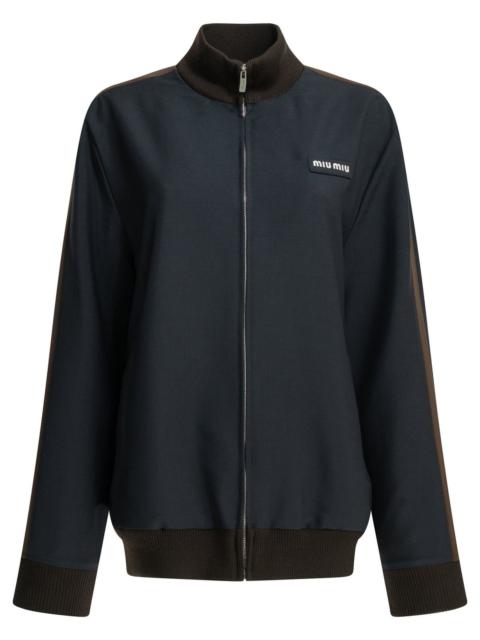 Miu Miu Miu Miu Bomber jacket in kid mohair (IT 42)