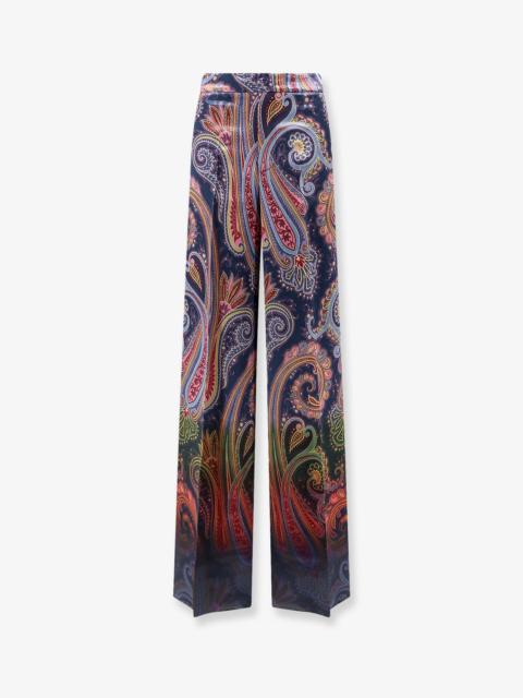 Etro Etro Wide-Leg Trousers Multicolor Women