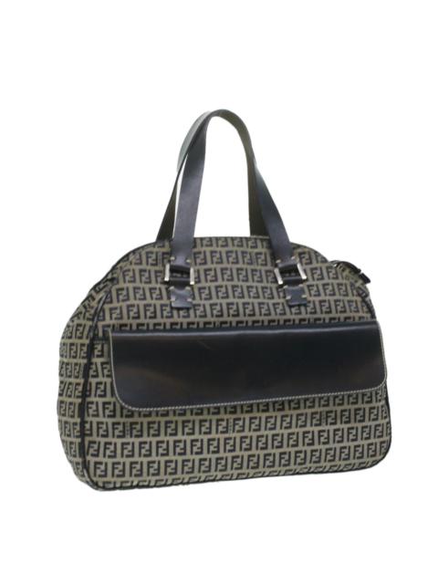 FENDI FENDI Zucchino Canvas Hand Bag Navy 71-16533-0-012