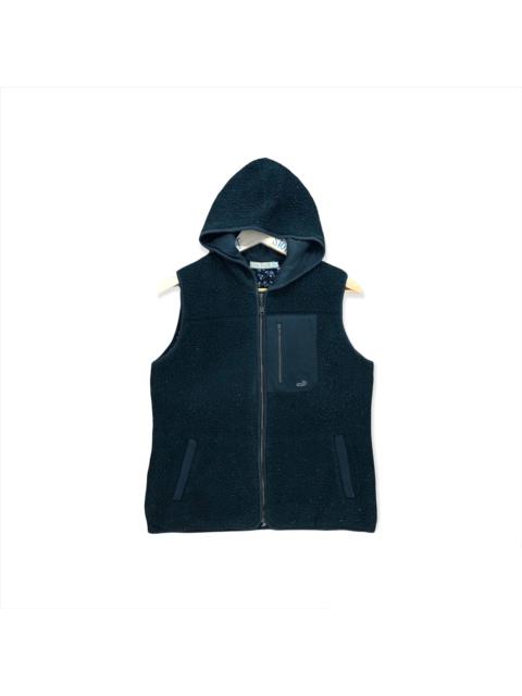 Other Designers Japanese Brand - Crocodile Fleece Zipper Vest Hoodie