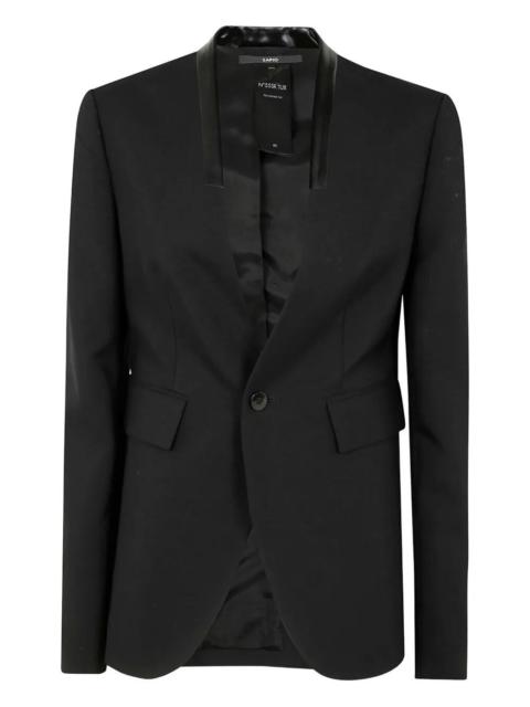 SAPIO Mohair Tux Single Breasted Blazer
