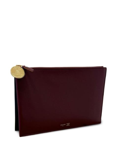 CELINE Celine Women Duo Leather Pouch