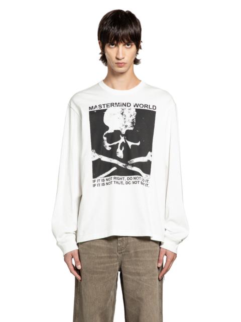 MASTERMIND WORLD Mastermind World Man White T-shirts & Tank Tops