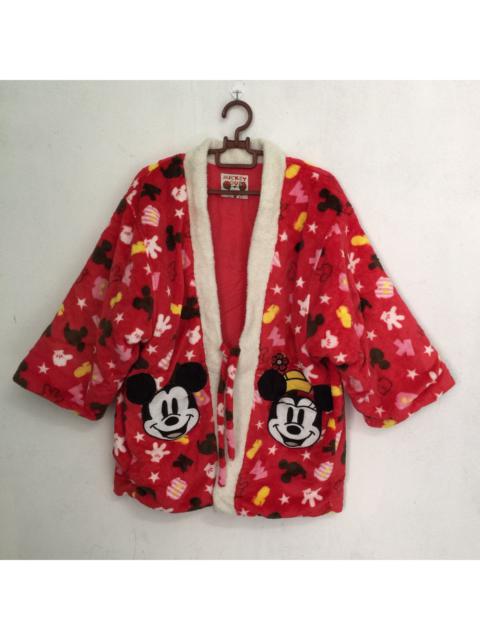 Other Designers Very Rare - Full Print Mickey Mouse Red Kimono Japanese Traditional