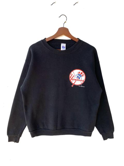 Other Designers Vintage - Vintage 1997 Logo7 New York Yankees Sweatshirt/Size M/Black