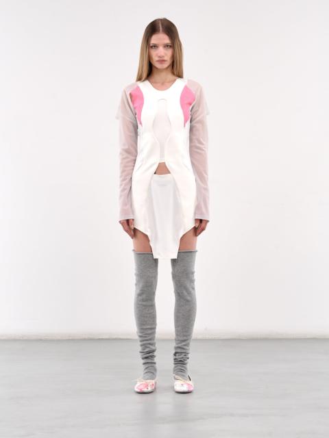 ASHLEY WILLIAMS Long Sleeve Paneled Dress