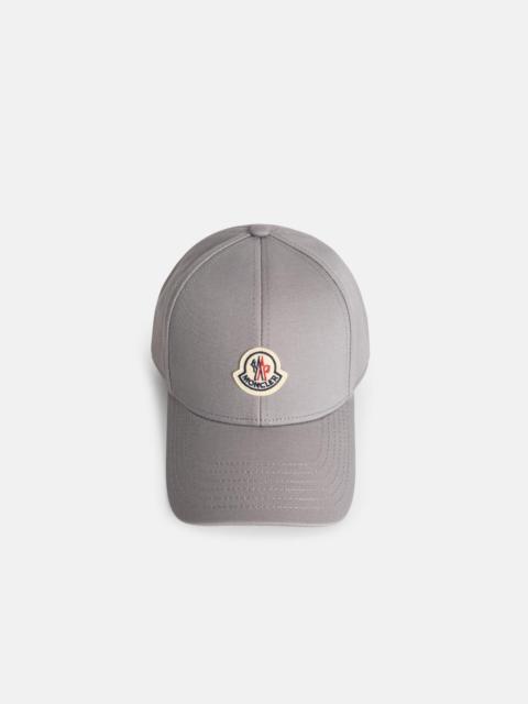 Moncler GREY COTTON BASEBALL CAP