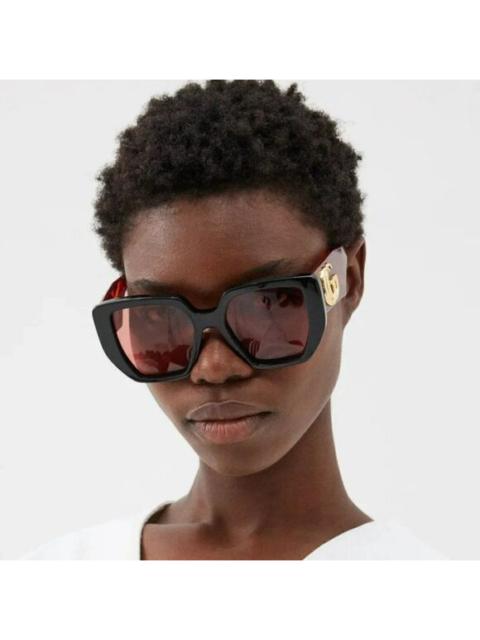 GUCCI NEW Gucci GG0956S 009 Black Havana Orange Cat Eye Unisex Sunglasses GG 0956S