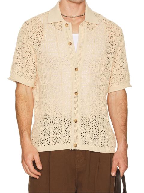 SIMKHAI Billy Short Sleeve Shirt