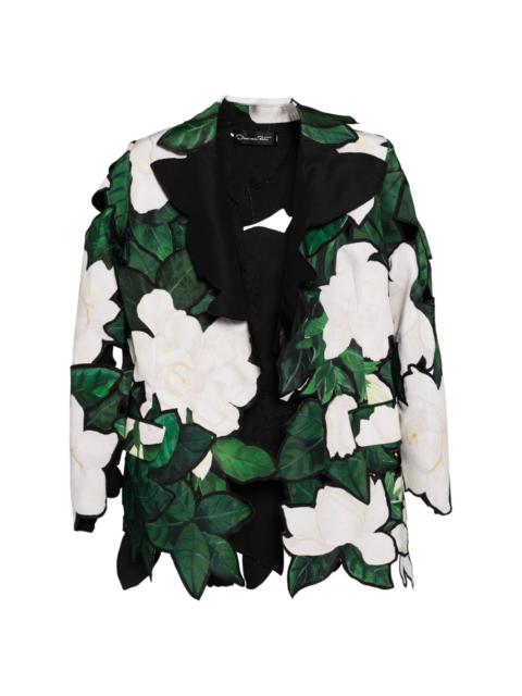 Oscar de la Renta layered-design blazer