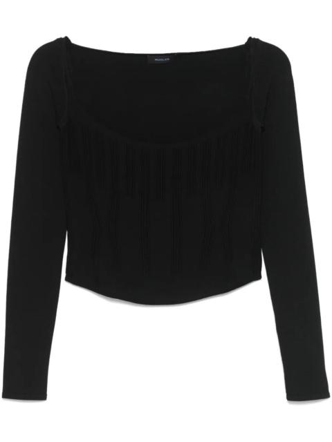 MUGLER Madonna Neck Top By Mugler