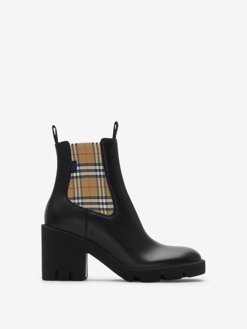 Burberry Leather Stride Chelsea Boots