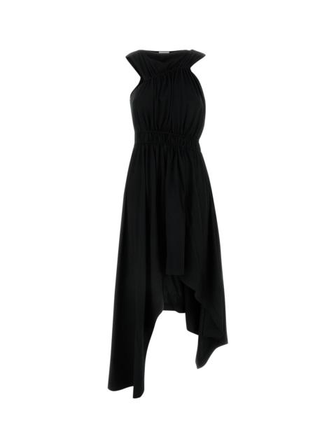 Alexander McQueen Black jersey dress