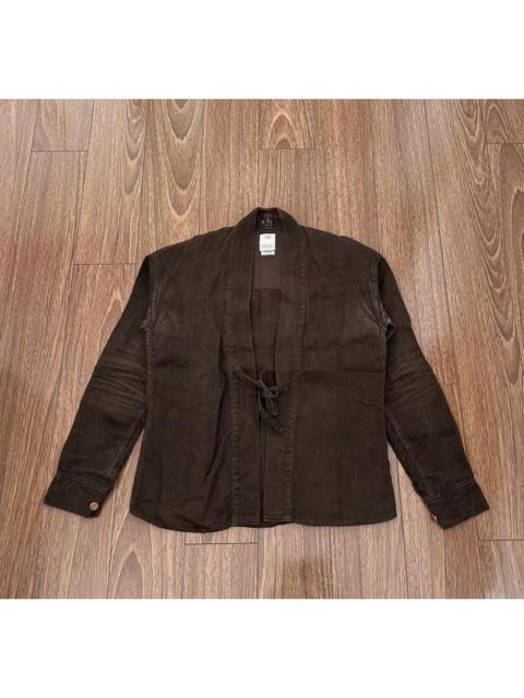 visvim VISVIM LHAMO SHIRT  N.D.18SS SPOT mud dye Linen Robe Shirt