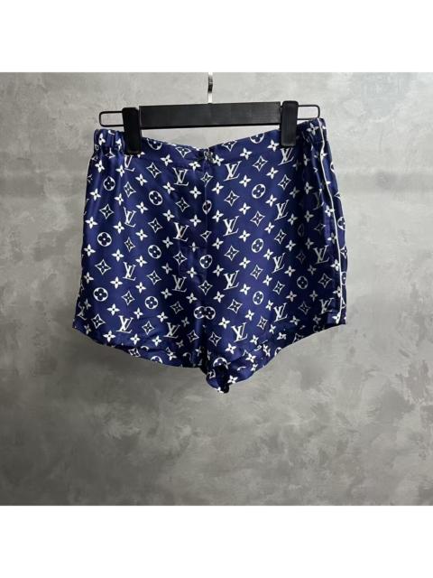 Louis Vuitton Louis Vuitton Blue Pajama-Style Shorts