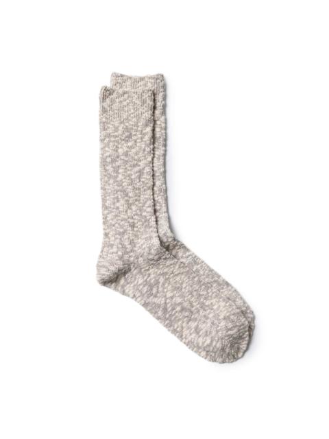 ANONYMOUSISM Anonymous Ism Light Slub Crew Sock M.Grey