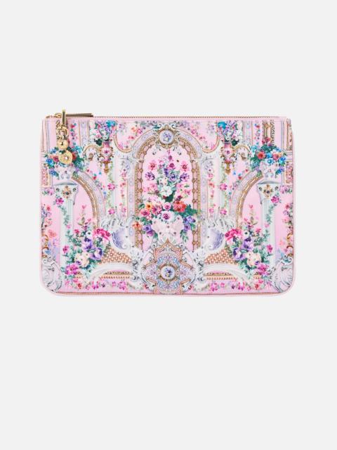 CAMILLA SMALL CANVAS CLUTCH