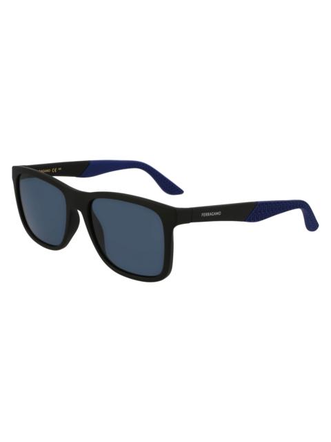 FERRAGAMO Ferragamo Blue Square Men's Sunglasses SF1028SN 002 56
