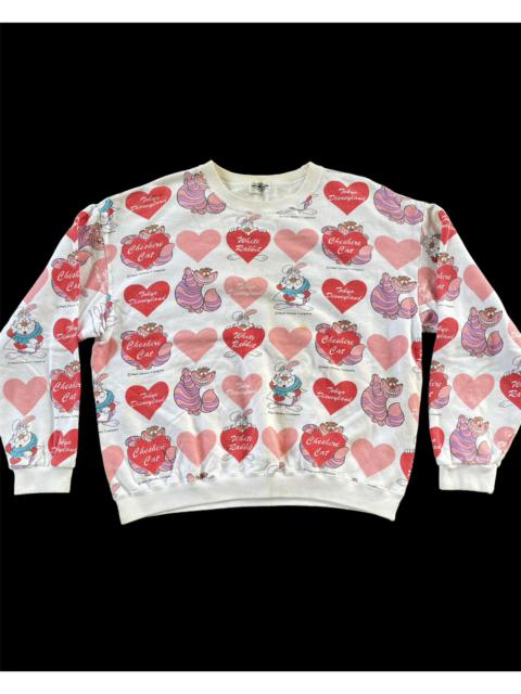 Other Designers Disney - 💥Vintage Tokyo Disneyland Cartoon Full Print Sweetshirts 90s