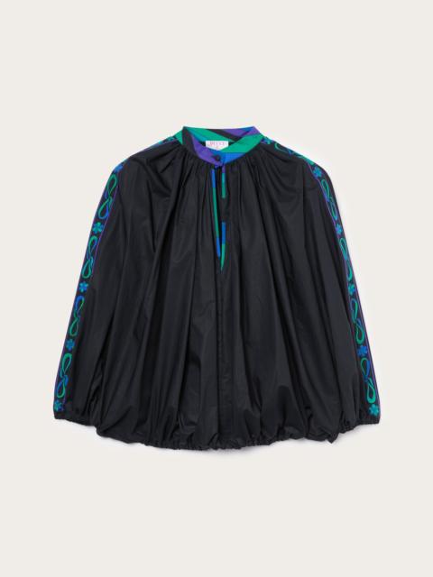 PUCCI VOLUMINOUS BLOUSE WITH PRINTED DETAILS