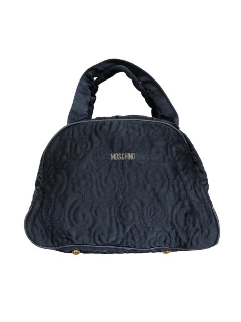 Moschino Moschino Satin Embroidered Tote Bag