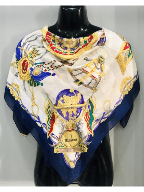 Other Designers Trussardi - ELEGANCE TRUSSARDI SILK SCARF NECKERCHIEF