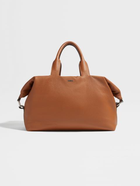 ZEGNA FOLIAGE DEERSKIN HOLDALL RAGLAN
