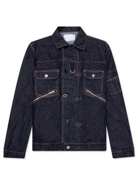 sacai DENIM BLOUSON - INDIGO