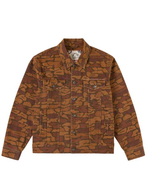 EVISU All-over Ishigaki Camouflage Denim Jacket