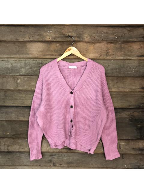 Homespun Knitwear - Natural Beauty Basic Patterned Knit Cardigan
