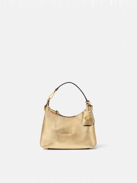 VERSACE Versace Tag Hobo Metallic Bag