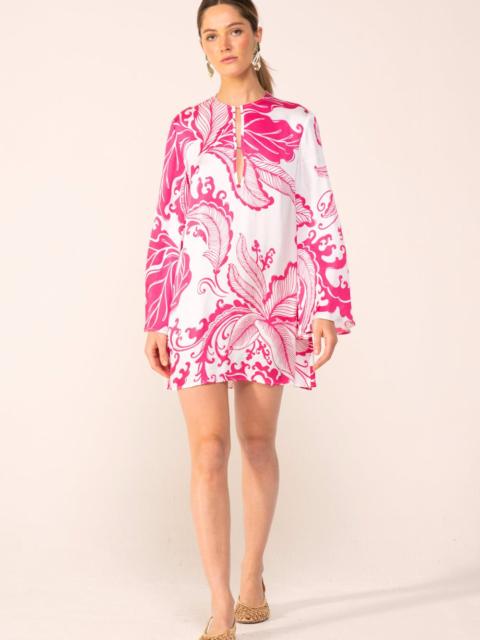 Poupette St Barth Mini Dress Gia - Pink Reef Wave