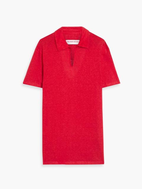 ORLEBAR BROWN Mayer linen-jersey polo shirt