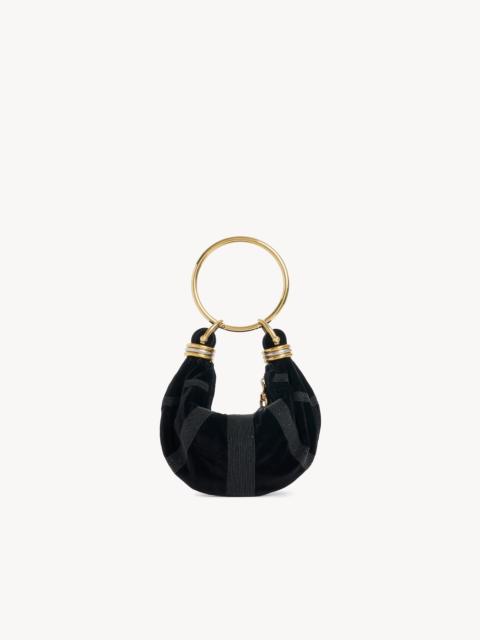 Chloé MINI BRACELET HOBO BAG IN VELVET