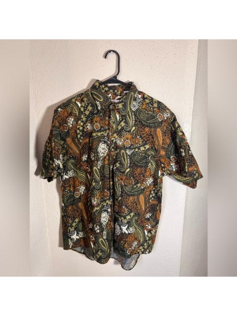 Other Designers Olive Paisley Print Top BOGO