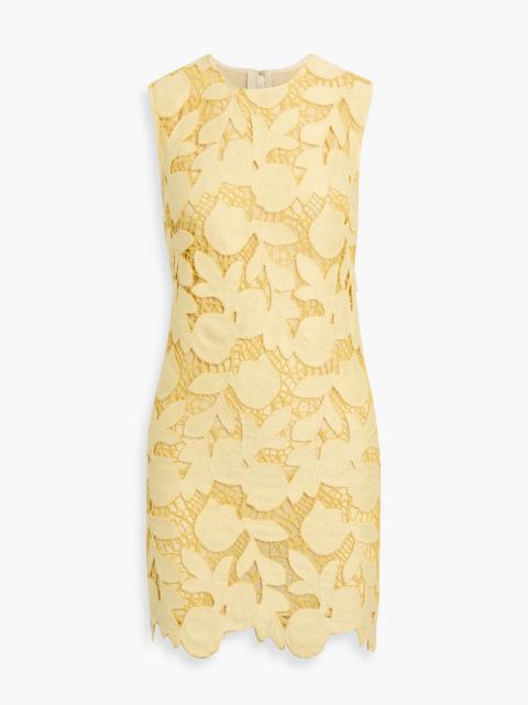 SIMKHAI Mickie guipure lace mini dress