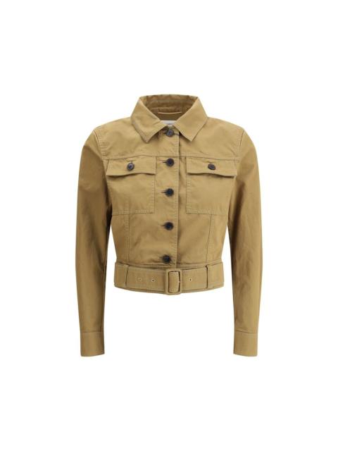SAINT LAURENT Cotton cropped Jacket