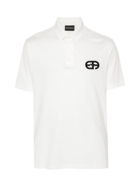 Cotton blend polo shirt
