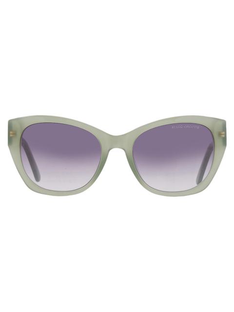 Marc Jacobs Marc Jacobs Gradient Grey Azure Blue Cat Eye Ladies Sunglasses MARC 732/S 01ED/GB 55